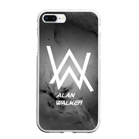 Чехол для iPhone 7Plus/8 Plus матовый с принтом ALAN WALKER в Белгороде, Силикон | Область печати: задняя сторона чехла, без боковых панелей | alan walker | club | music | абстракция | клубная музыка | космос | краски | музыка