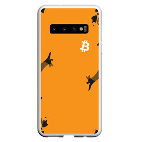 Чехол для Samsung Galaxy S10 с принтом BITCOIN в Белгороде, Силикон | Область печати: задняя сторона чехла, без боковых панелей | Тематика изображения на принте: bitcoin | btc | crypto | биткоин | валюта | деньги | криптовалюта | цифровое золото