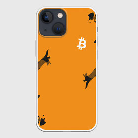 Чехол для iPhone 13 mini с принтом БИТКОИН | BITCOIN в Белгороде,  |  | bitcoin | btc | crypto | биткоин | валюта | деньги | криптовалюта | цифровое золото