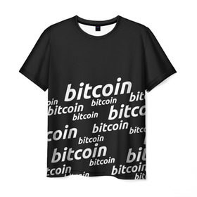 Мужская футболка 3D с принтом BITCOIN в Белгороде, 100% полиэфир | прямой крой, круглый вырез горловины, длина до линии бедер | bitcoin | btc | crypto | miner | mining | биткоин | валюта | деньги | криптовалюта | майнинг | цифровое золото