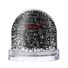 Снежный шар с принтом Формулы E=mc2 в Белгороде, Пластик | Изображение внутри шара печатается на глянцевой фотобумаге с двух сторон | emc | альберт | доска | емс хипстер | мел | физик | физика | формула | энштейн
