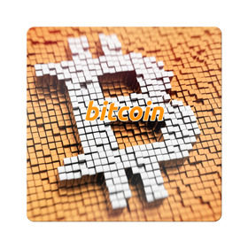 Магнит виниловый Квадрат с принтом BITCOIN в Белгороде, полимерный материал с магнитным слоем | размер 9*9 см, закругленные углы | Тематика изображения на принте: bitcoin | btc | coin | crypto | ethereum | miner | mining | money | orange | биткоин | валюта | деньги | известные | криптовалюта | логотип | майнинг | монета | надписи.cash | оранжевый | цвет | цифровое золото | эфир