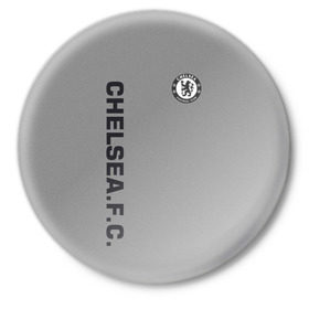 Значок с принтом Chelsea Uniform в Белгороде,  металл | круглая форма, металлическая застежка в виде булавки | Тематика изображения на принте: chelsea | fc | спорт | спортивные | футбол | футбольный клуб | челси