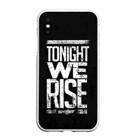 Чехол для iPhone XS Max матовый с принтом We Rise в Белгороде, Силикон | Область печати: задняя сторона чехла, без боковых панелей | awake | monster | skillet | джон купер | кори купер | рок