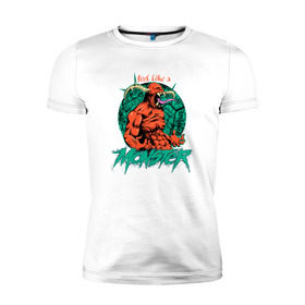 Мужская футболка премиум с принтом Feel Like a Monster в Белгороде, 92% хлопок, 8% лайкра | приталенный силуэт, круглый вырез ворота, длина до линии бедра, короткий рукав | awake | monster | skillet | джон купер | кори купер | рок