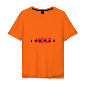 Мужская футболка хлопок Oversize с принтом Thomas Mraz в Белгороде, 100% хлопок | свободный крой, круглый ворот, “спинка” длиннее передней части | thomas mraz | томас | тхомас