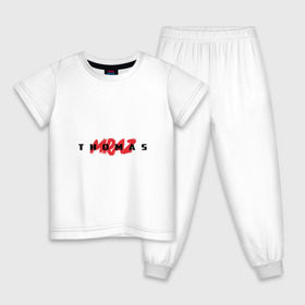 Детская пижама хлопок с принтом Thomas Mraz в Белгороде, 100% хлопок |  брюки и футболка прямого кроя, без карманов, на брюках мягкая резинка на поясе и по низу штанин
 | thomas mraz | томас | тхомас