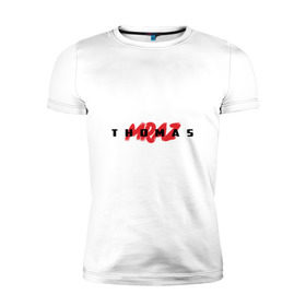 Мужская футболка премиум с принтом Thomas Mraz в Белгороде, 92% хлопок, 8% лайкра | приталенный силуэт, круглый вырез ворота, длина до линии бедра, короткий рукав | thomas mraz | томас | тхомас