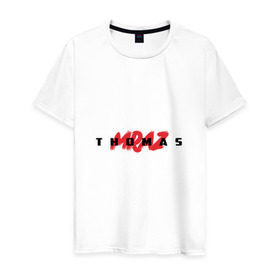 Мужская футболка хлопок с принтом Thomas Mraz в Белгороде, 100% хлопок | прямой крой, круглый вырез горловины, длина до линии бедер, слегка спущенное плечо. | thomas mraz | томас | тхомас
