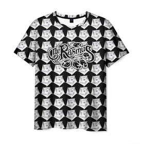 Мужская футболка 3D с принтом The Rasmus в Белгороде, 100% полиэфир | прямой крой, круглый вырез горловины, длина до линии бедер | rasmus | the rasmus | аки хакала | зе | лаури юлёнен | паули рантасалми | разсмус | расмус | рок группа