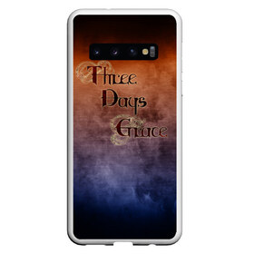 Чехол для Samsung Galaxy S10 с принтом Three Days Grace в Белгороде, Силикон | Область печати: задняя сторона чехла, без боковых панелей | band | metal | music | rock | атрибутика | группа | метал | музыка | рок