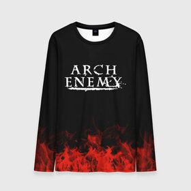 Мужской лонгслив 3D с принтом Arch Enemy в Белгороде, 100% полиэстер | длинные рукава, круглый вырез горловины, полуприлегающий силуэт | arch enemy | band | metal | music | rock | атрибутика | группа | метал | музыка | рок