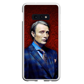 Чехол для Samsung S10E с принтом Hannibal в Белгороде, Силикон | Область печати: задняя сторона чехла, без боковых панелей | hannibal | mads | mikkelson | ганнибал | доктор | лектер | мадс | миккельсон | сериал