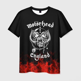 Мужская футболка 3D с принтом Motorhead в Белгороде, 100% полиэфир | прямой крой, круглый вырез горловины, длина до линии бедер | band | metal | motorhead | music | rock | атрибутика | группа | метал | музыка | рок