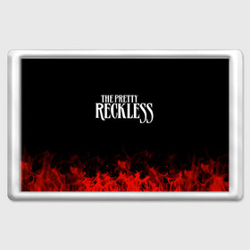 Магнит 45*70 с принтом The Pretty Reckless в Белгороде, Пластик | Размер: 78*52 мм; Размер печати: 70*45 | Тематика изображения на принте: band | metal | music | rock | the pretty reckless | атрибутика | группа | метал | музыка | рок