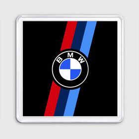 Магнит 55*55 с принтом BMW 2021 M SPORT / БМВ М СПОРТ в Белгороде, Пластик | Размер: 65*65 мм; Размер печати: 55*55 мм | bmw | bmw motorsport | bmw performance | carbon | m | motorsport | performance | sport | бмв | карбон | моторспорт | спорт