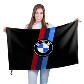Флаг 3D с принтом BMW 2018 M Sport в Белгороде, 100% полиэстер | плотность ткани — 95 г/м2, размер — 67 х 109 см. Принт наносится с одной стороны | bmw | bmw motorsport | bmw performance | carbon | m | motorsport | performance | sport | бмв | карбон | моторспорт | спорт
