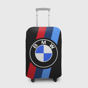 Чехол для чемодана 3D с принтом BMW 2018 M Sport в Белгороде, 86% полиэфир, 14% спандекс | двустороннее нанесение принта, прорези для ручек и колес | bmw | bmw motorsport | bmw performance | carbon | m | motorsport | performance | sport | бмв | карбон | моторспорт | спорт
