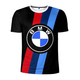 Мужская футболка 3D спортивная с принтом BMW 2018 M Sport в Белгороде, 100% полиэстер с улучшенными характеристиками | приталенный силуэт, круглая горловина, широкие плечи, сужается к линии бедра | bmw | bmw motorsport | bmw performance | carbon | m | motorsport | performance | sport | бмв | карбон | моторспорт | спорт