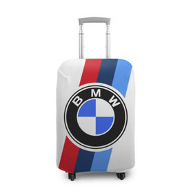 Чехол для чемодана 3D с принтом BMW 2018 M Sport в Белгороде, 86% полиэфир, 14% спандекс | двустороннее нанесение принта, прорези для ручек и колес | bmw | bmw motorsport | bmw performance | carbon | m | motorsport | performance | sport | бмв | карбон | моторспорт | спорт