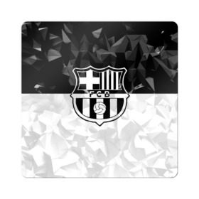 Магнит виниловый Квадрат с принтом FC Barca Black Collection в Белгороде, полимерный материал с магнитным слоем | размер 9*9 см, закругленные углы | fc barcelona | fcb | барселона | спорт | спортивные | футбол | футбольный клуб