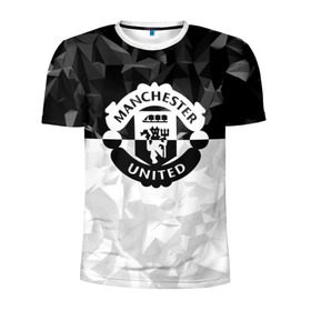 Мужская футболка 3D спортивная с принтом F.C.M.U 2018 Black Collection в Белгороде, 100% полиэстер с улучшенными характеристиками | приталенный силуэт, круглая горловина, широкие плечи, сужается к линии бедра | fc | manchester united | зож | манчестер юнайтед
  | спорт | спортивные | футбол | футбольный клуб