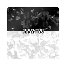 Магнит виниловый Квадрат с принтом Juventus Black Collection в Белгороде, полимерный материал с магнитным слоем | размер 9*9 см, закругленные углы | juventus | спорт | спортивные | футбол | футбольный клуб | ювентус