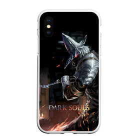 Чехол для iPhone XS Max матовый с принтом Dark Souls в Белгороде, Силикон | Область печати: задняя сторона чехла, без боковых панелей | Тематика изображения на принте: dark souls | praise the sun | you died | дарк соулс | темные души