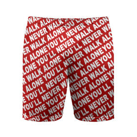 Мужские шорты 3D спортивные с принтом YNWA красный в Белгороде,  |  | liverpool | ynwa | yol ll never walk alone | апл | ливерпуль | футбол