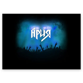 Поздравительная открытка с принтом Ария в Белгороде, 100% бумага | плотность бумаги 280 г/м2, матовая, на обратной стороне линовка и место для марки
 | Тематика изображения на принте: aria | band | metal | music | rock | ария | атрибутика | группа | метал | музыка | рок