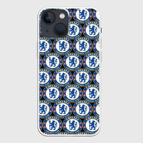 Чехол для iPhone 13 mini с принтом Chelsea в Белгороде,  |  | chelsea | england | football | logo | london | sport | англия | арт | лига | лого | спорт | стикеры | текстура | фк | футбол | футбольный клуб | челси | эмблема