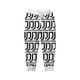 Детские брюки 3D с принтом Juventus в Белгороде, 100% полиэстер | манжеты по низу, эластичный пояс регулируется шнурком, по бокам два кармана без застежек, внутренняя часть кармана из мелкой сетки | Тематика изображения на принте: 