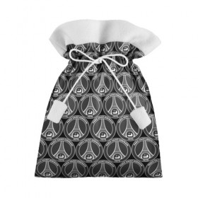 Подарочный 3D мешок с принтом PSG Black&White в Белгороде, 100% полиэстер | Размер: 29*39 см | Тематика изображения на принте: 