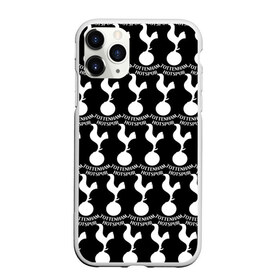 Чехол для iPhone 11 Pro матовый с принтом Tottenham Black&White в Белгороде, Силикон |  | england | football | logo | sport | tottenham hotspur | англия | арт | лига | лого | спорт | текстура | фк | футбол | футбольный клуб | эмблема