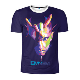Мужская футболка 3D спортивная с принтом Eminem в Белгороде, 100% полиэстер с улучшенными характеристиками | приталенный силуэт, круглая горловина, широкие плечи, сужается к линии бедра | actor | american rapper | composer | eminem | music | rap | record producer | актёр | американский | искусство | композитор | музыка | музыкальный продюсер | поп арт | рэп | рэпер