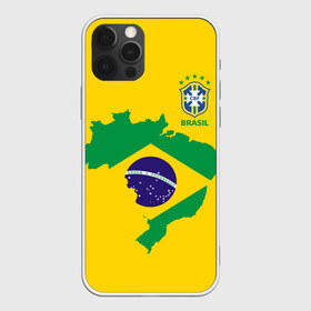 Чехол для iPhone 12 Pro Max с принтом Бразилия форма в Белгороде, Силикон |  | Тематика изображения на принте: brazil | uniform