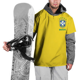Накидка на куртку 3D с принтом Бразилия, форма в Белгороде, 100% полиэстер |  | brazil | uniform | бразильская | конфедерация