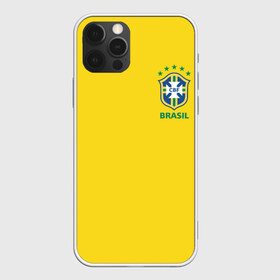 Чехол для iPhone 12 Pro Max с принтом Бразилия форма в Белгороде, Силикон |  | Тематика изображения на принте: brazil | uniform | бразильская | конфедерация