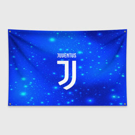 Флаг-баннер с принтом Juventus space collection в Белгороде, 100% полиэстер | размер 67 х 109 см, плотность ткани — 95 г/м2; по краям флага есть четыре люверса для крепления | football | soccer | ювентус