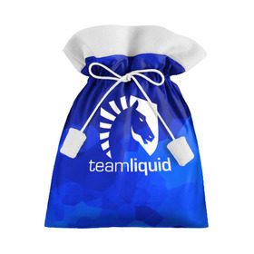 Подарочный 3D мешок с принтом Team Liquid в Белгороде, 100% полиэстер | Размер: 29*39 см | awp | counter strike | cs go | cybersport | game | skin | team liquid | авп | игры | киберспорт | скин