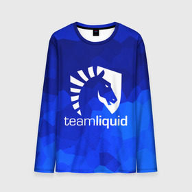 Мужской лонгслив 3D с принтом Team Liquid в Белгороде, 100% полиэстер | длинные рукава, круглый вырез горловины, полуприлегающий силуэт | awp | counter strike | cs go | cybersport | game | skin | team liquid | авп | игры | киберспорт | скин