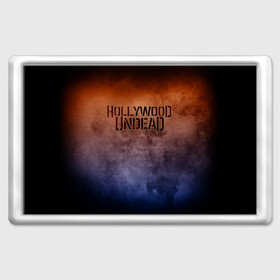 Магнит 45*70 с принтом Hollywood Undead в Белгороде, Пластик | Размер: 78*52 мм; Размер печати: 70*45 | band | hollywood undead | metal | music | rock | атрибутика | группа | метал | музыка | рок