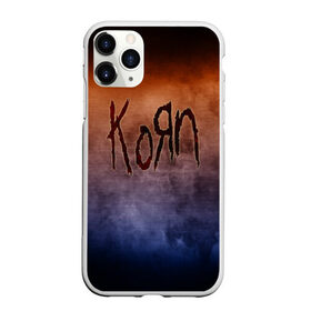 Чехол для iPhone 11 Pro Max матовый с принтом Korn в Белгороде, Силикон |  | band | metal | music | rock | атрибутика | группа | метал | музыка | рок