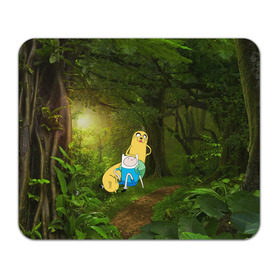 Коврик прямоугольный с принтом Adventure Time в Белгороде, натуральный каучук | размер 230 х 185 мм; запечатка лицевой стороны | Тематика изображения на принте: adventure time | время приключений