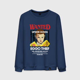 Мужской свитшот хлопок с принтом Wanted: Eggo Thief / 11 в Белгороде, 100% хлопок |  | 11 | netflix | stranger | things | бобби | браун | милли | нетфликс | одиннадцать