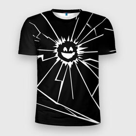 Мужская футболка 3D спортивная с принтом Черное Зеркало в Белгороде, 100% полиэстер с улучшенными характеристиками | приталенный силуэт, круглая горловина, широкие плечи, сужается к линии бедра | Тематика изображения на принте: black mirror | черное зеркало