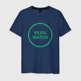 Мужская футболка хлопок с принтом Match в Белгороде, 100% хлопок | прямой крой, круглый вырез горловины, длина до линии бедер, слегка спущенное плечо. | black mirror | черное зеркало