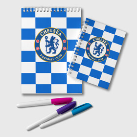 Блокнот с принтом FC Chelsea в Белгороде, 100% бумага | 48 листов, плотность листов — 60 г/м2, плотность картонной обложки — 250 г/м2. Листы скреплены удобной пружинной спиралью. Цвет линий — светло-серый
 | chelsea | england | football | logo | london | sport | англия | лига | лого | спорт | фк | футбол | футбольный клуб | челси | эмблема