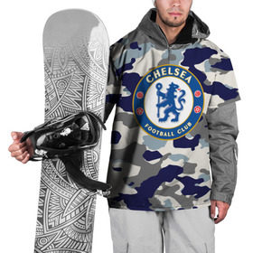 Накидка на куртку 3D с принтом FC Chelsea Camouflage в Белгороде, 100% полиэстер |  | 