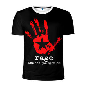 Мужская футболка 3D спортивная с принтом Rage Against the Machine в Белгороде, 100% полиэстер с улучшенными характеристиками | приталенный силуэт, круглая горловина, широкие плечи, сужается к линии бедра | rage against the machine | альтернативный | америка | американская рок группа | брэд уилк | жанр | зак де ла роча | калифорния | лос анджелес | метал | музыка | ню метал | рок | рэп метал | рэп рок | рэпкор | сша